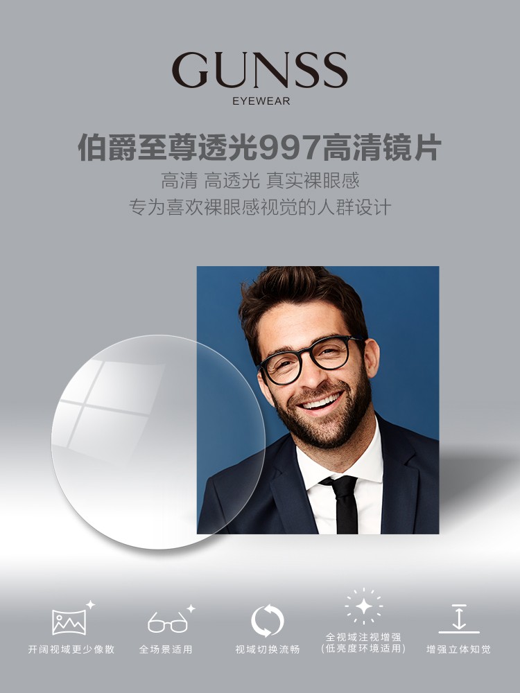 九游娱乐：冈司健康镜片专为中国人用眼习惯设计(图2)
